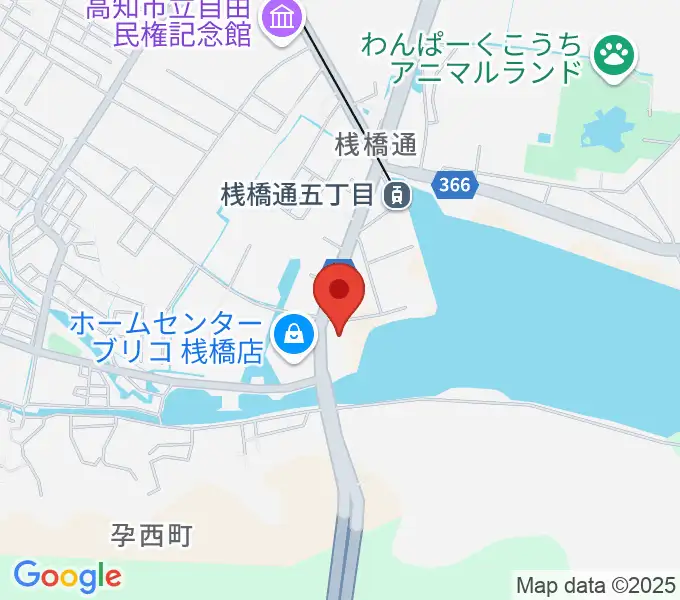 高知BAY5 SQUAREの地図