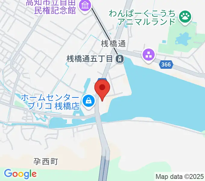 高知BAY5 SQUAREの地図