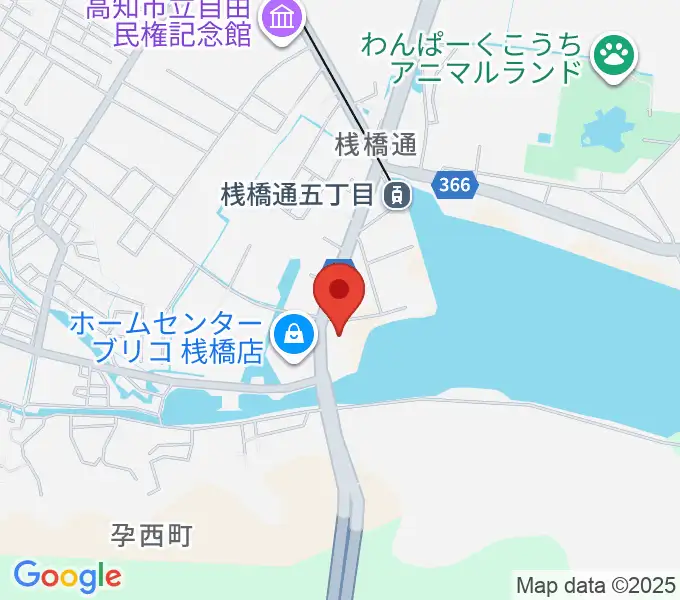高知BAY5 SQUAREの地図