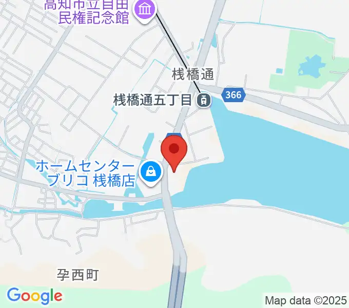 高知BAY5 SQUAREの地図