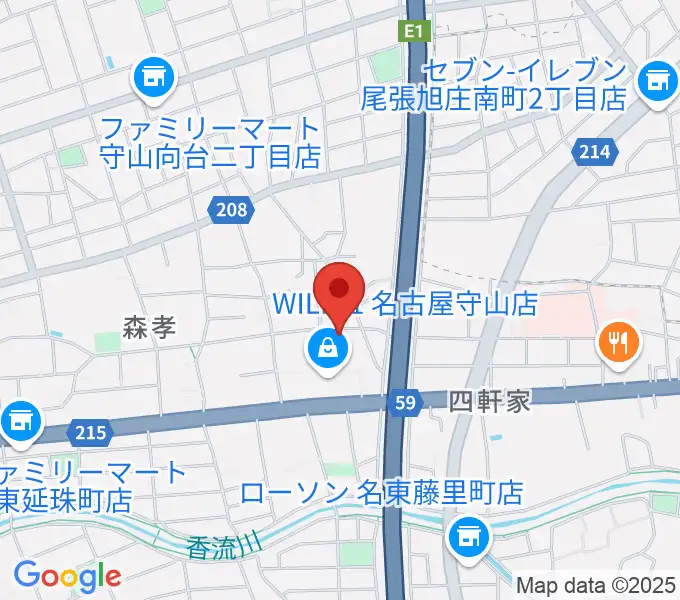 さくらホールの地図