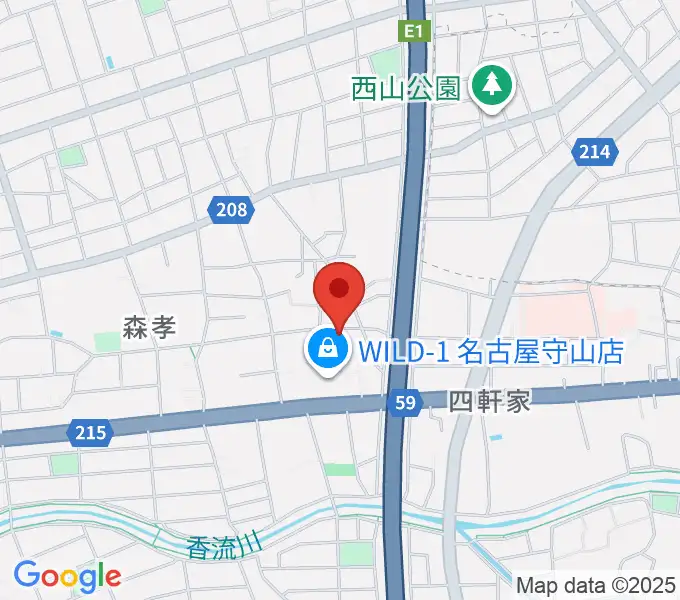 さくらホールの地図