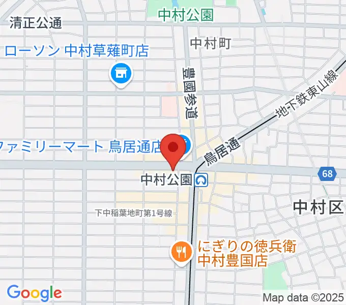 スタジオ・フィオリーレの地図