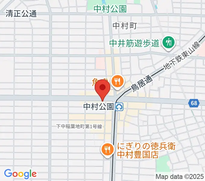 スタジオ・フィオリーレの地図