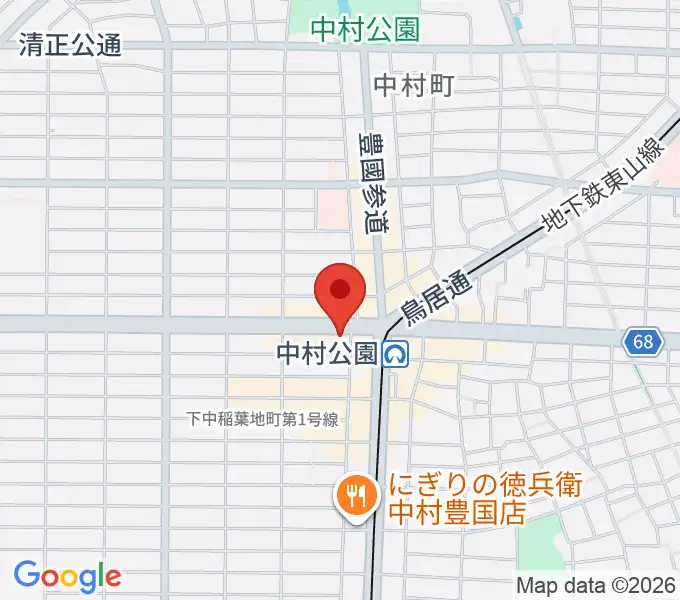 スタジオ・フィオリーレの地図