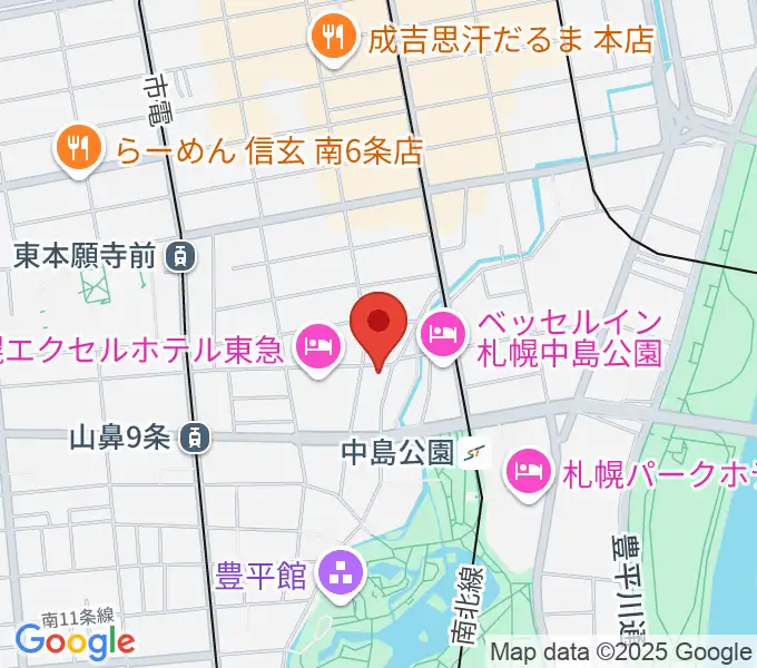 Zepp札幌の地図