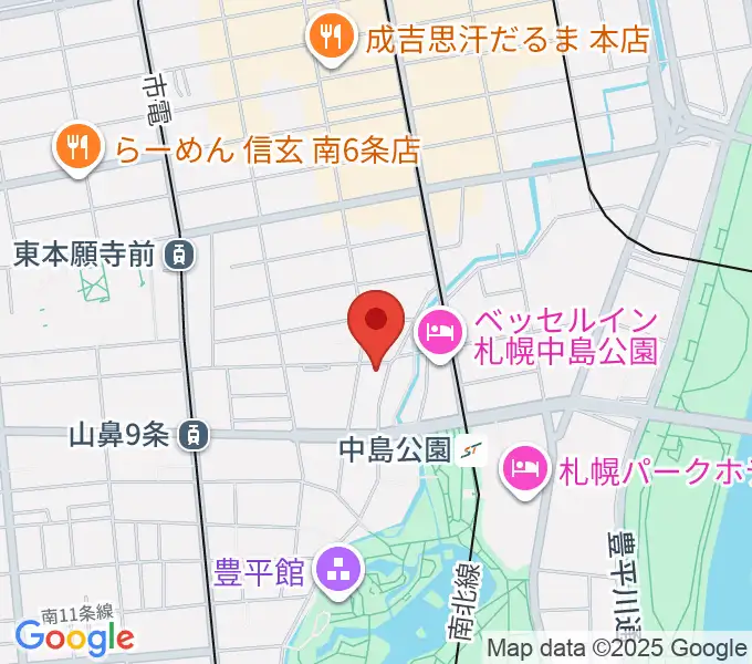 Zepp札幌の地図