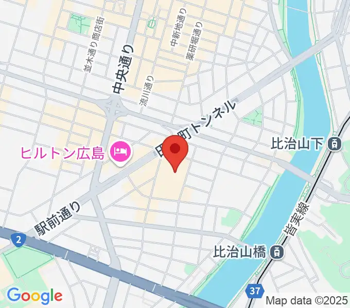 フジグラン広島センター ヤマハミュージックの地図