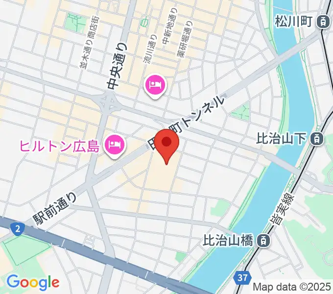 フジグラン広島センター ヤマハミュージックの地図