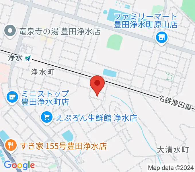 ピアチェーレの地図