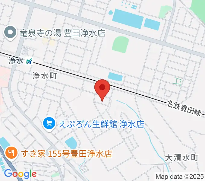ピアチェーレの地図
