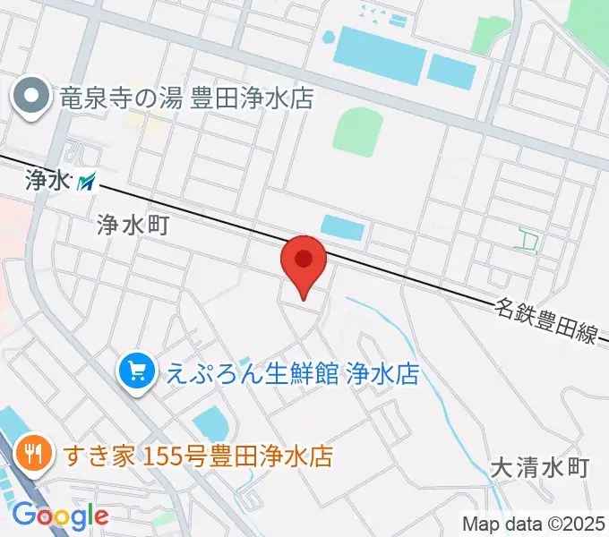 音楽サロン ア・ピアチェーレの地図