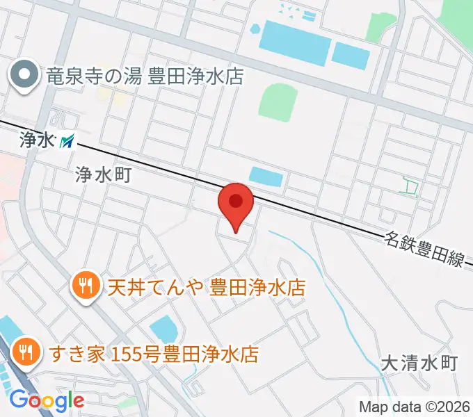 音楽サロン ア・ピアチェーレの地図
