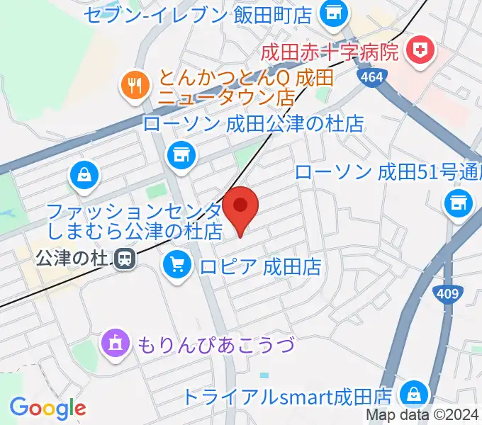 YNサロンホールの地図