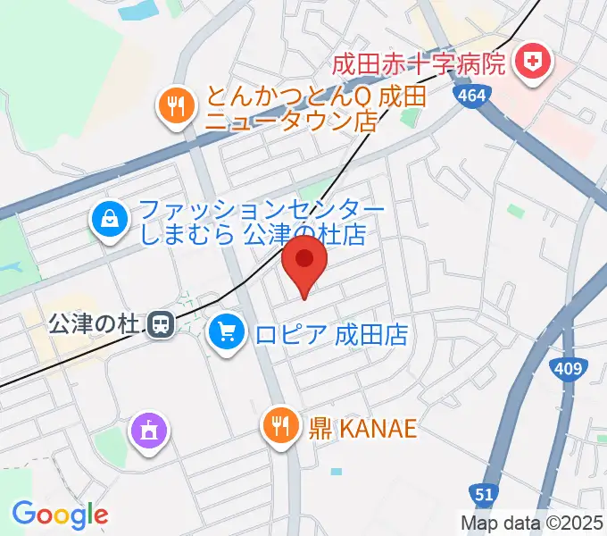 YNサロンホールの地図