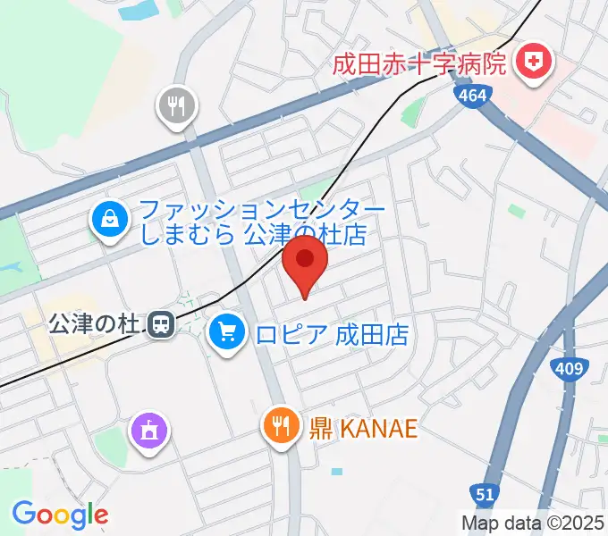 YNサロンホールの地図