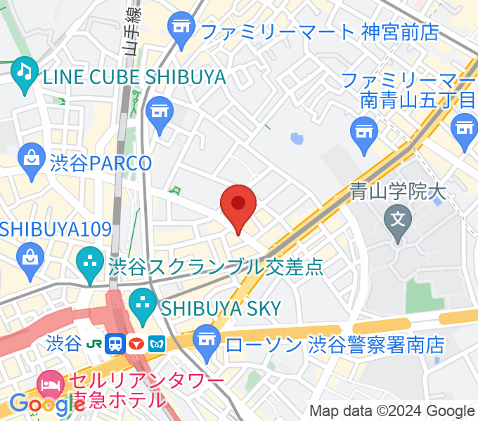渋谷Familyの場所
