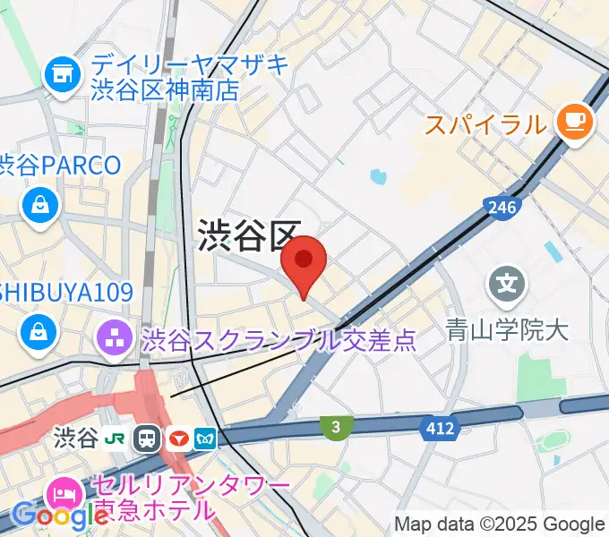 渋谷Familyの地図