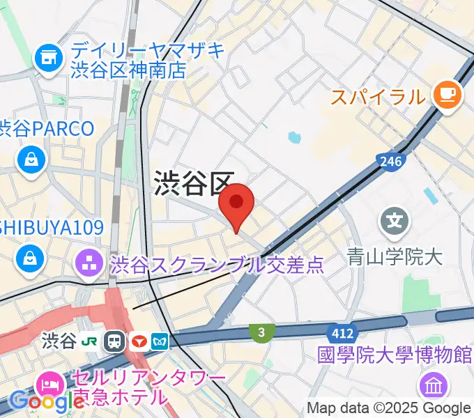 渋谷Familyの地図