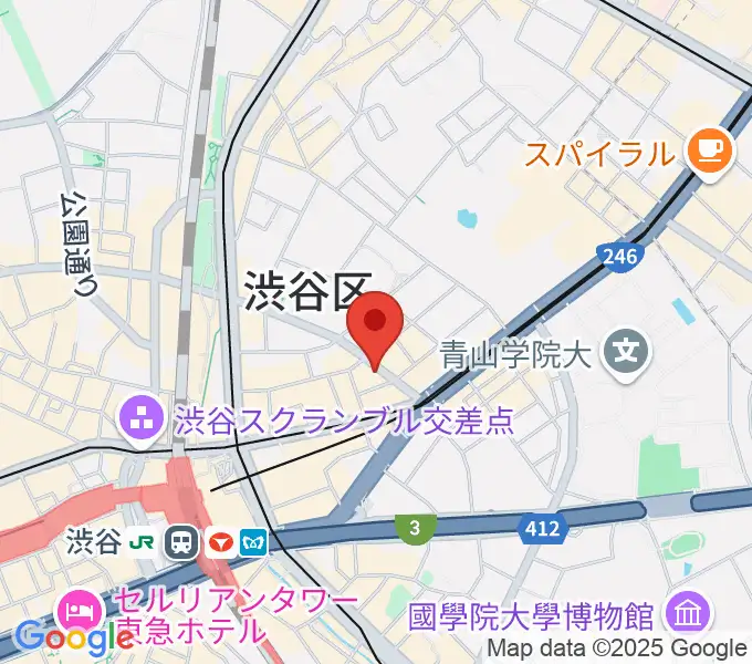 渋谷Familyの地図