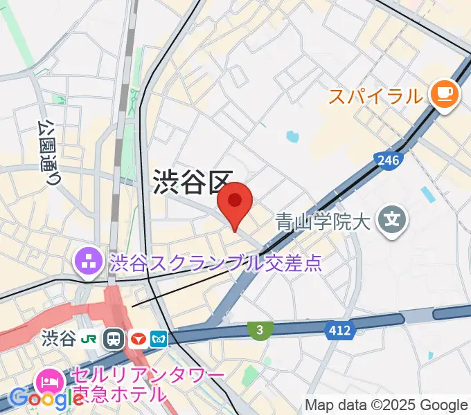 渋谷Familyの地図