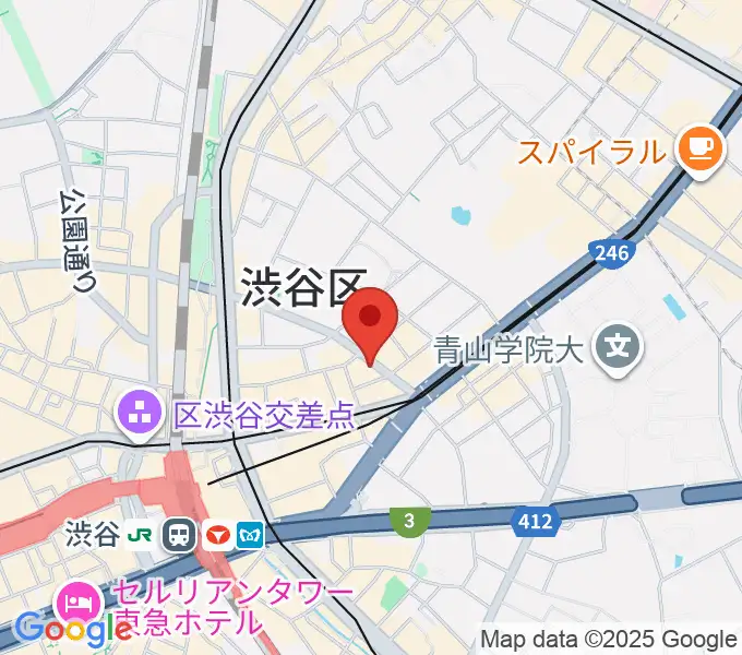 渋谷Familyの地図