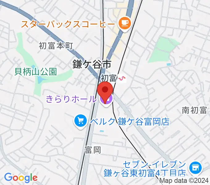 きらり鎌ケ谷市民会館・きらりホールの地図