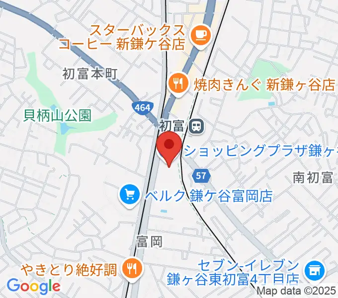 きらり鎌ケ谷市民会館・きらりホールの地図