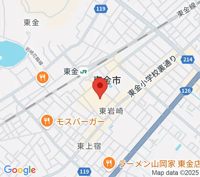 ユニスタイル東金 ヤマハミュージックの地図