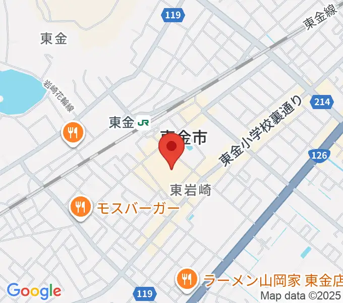 ユニスタイル東金 ヤマハミュージックの地図
