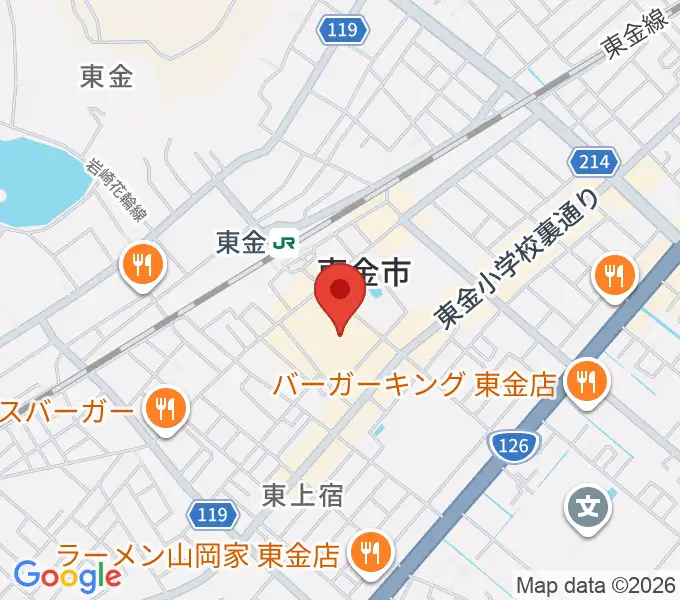 ユニスタイル東金 ヤマハミュージックの地図