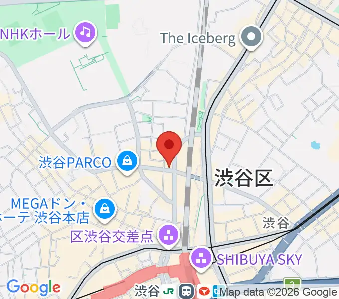 弦楽器ニシの地図