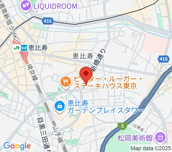 日仏会館ホールの地図