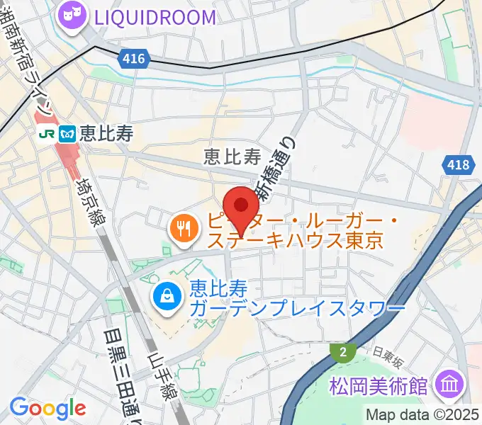 日仏会館ホールの地図