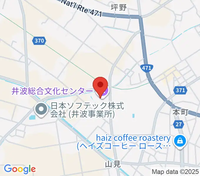 井波総合文化センターの地図