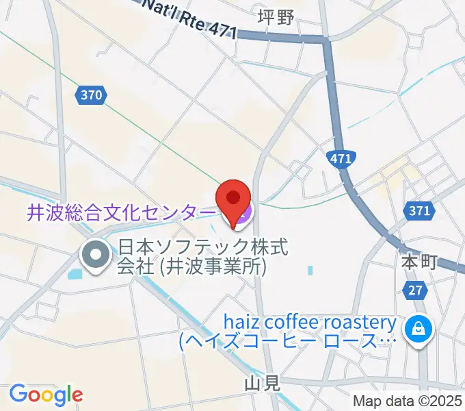 井波総合文化センターの地図