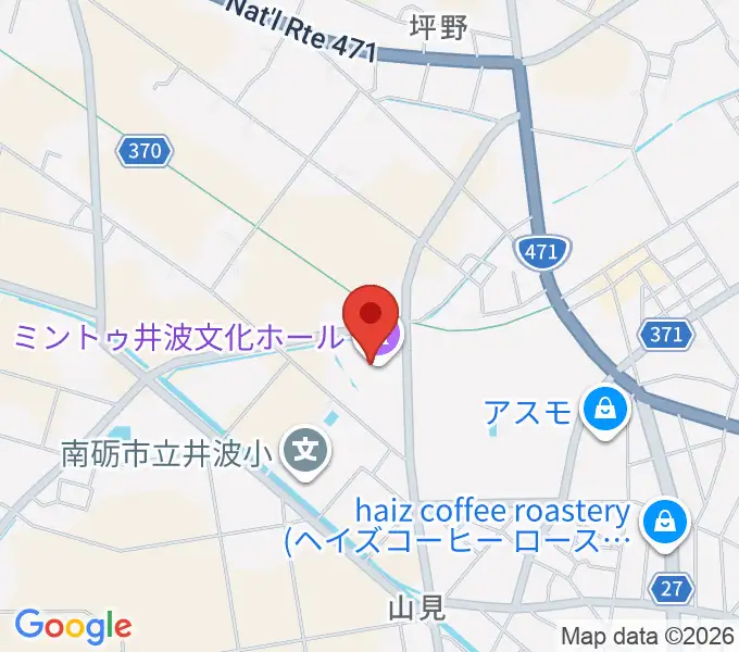 井波総合文化センターの地図