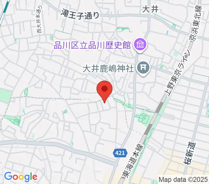 山王オーディアムの地図