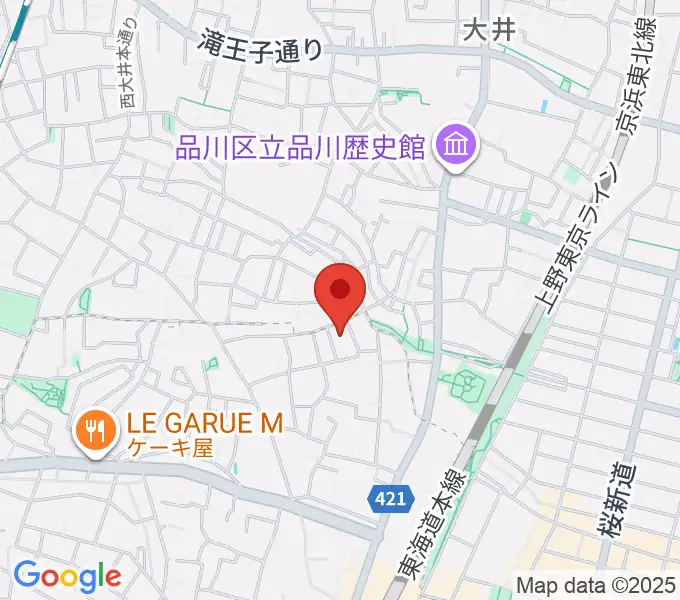 山王オーディアムの地図