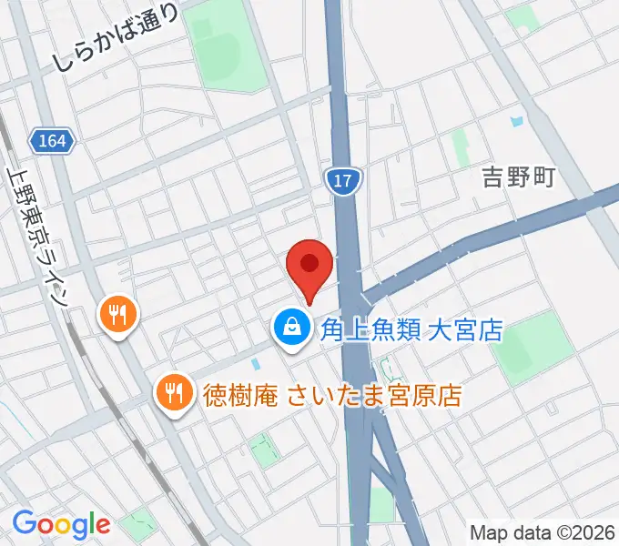 さいたまピアノ工房の地図
