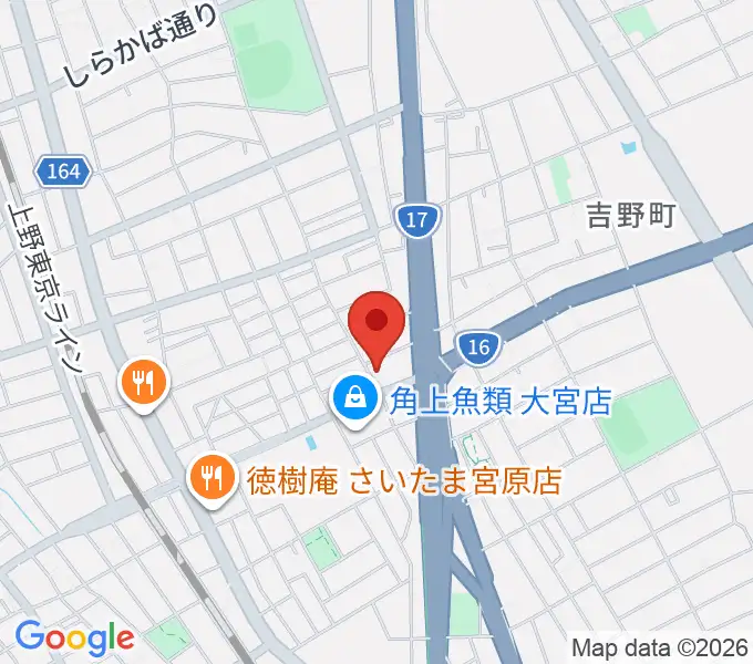 さいたまピアノ工房の地図