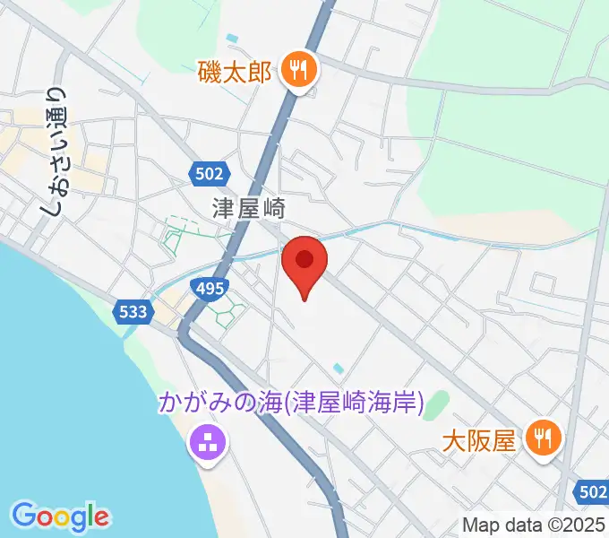 福津市文化会館カメリアホールの地図