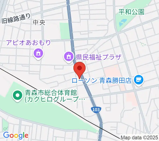 青森サブライムの地図