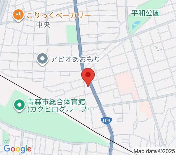 青森サブライムの地図