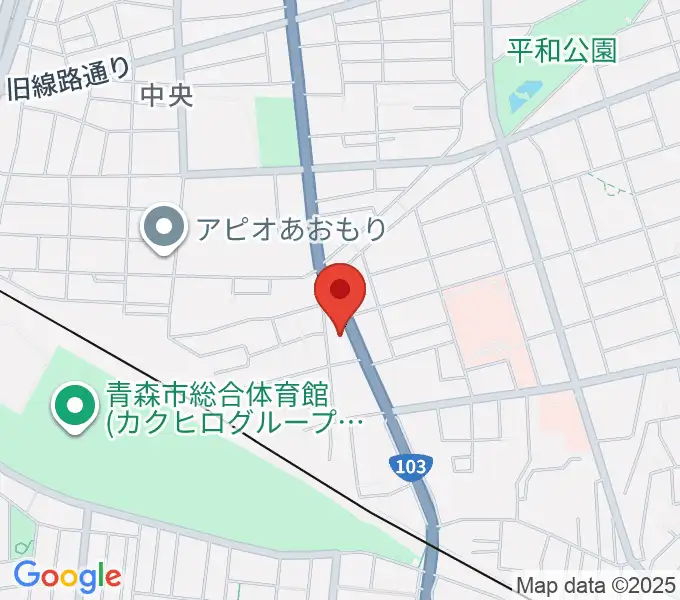 青森サブライムの地図