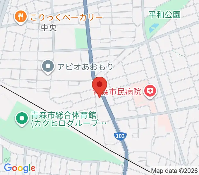 青森サブライムの地図