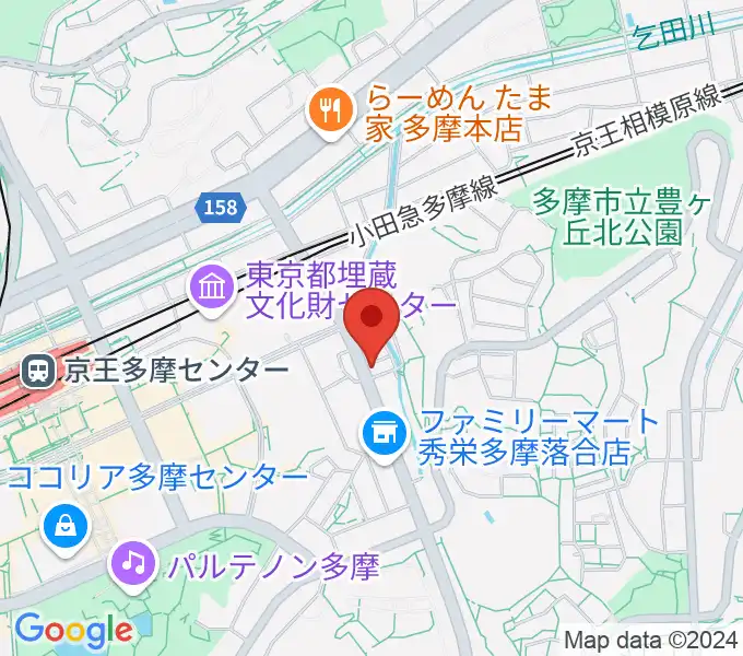 Mスタジオ多摩センター店の地図