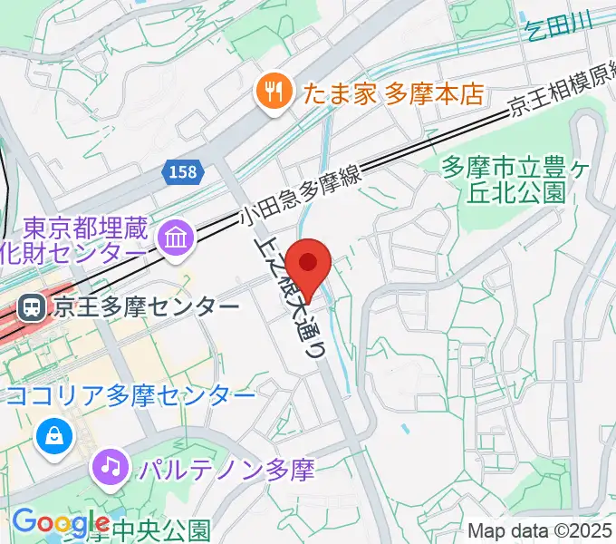 Mスタジオ多摩センター店の地図