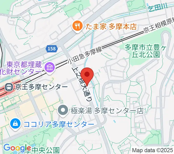Mスタジオ多摩センター店の地図
