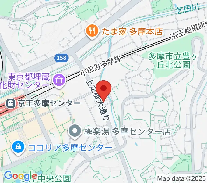 Mスタジオ多摩センター店の地図